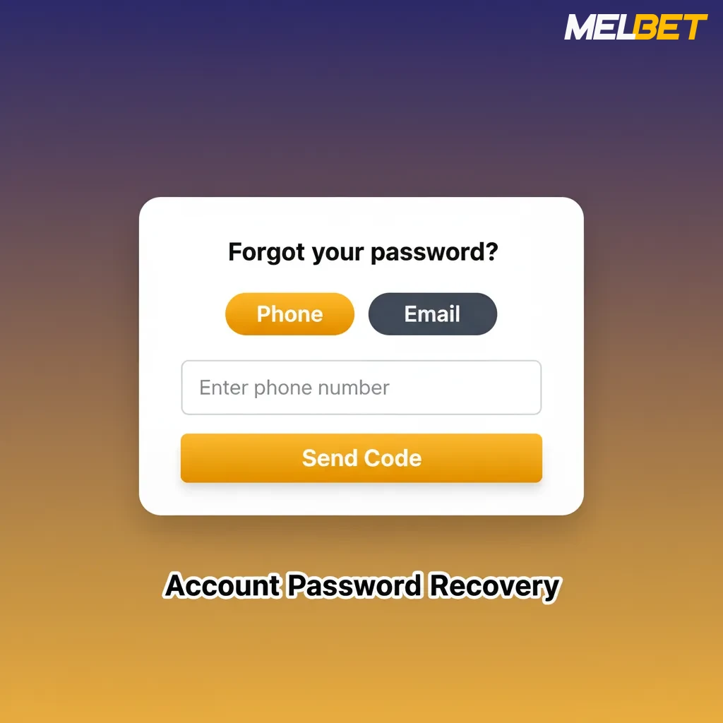 Account password recovery steps: Forgot Password, email or SMS code/link, set new password, sign in, update 2FA.