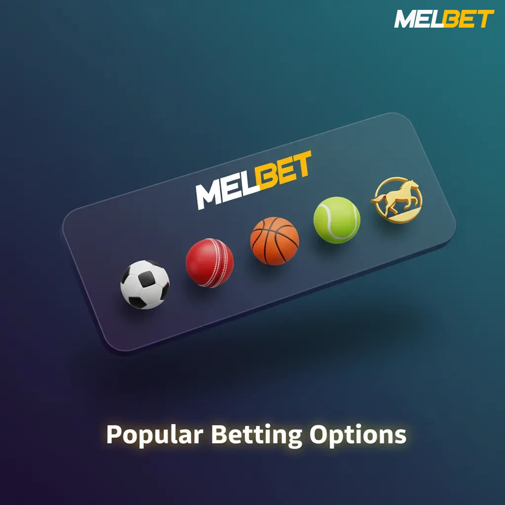 Infographic of popular betting options: Live, Multi Live, and Line/Prematch, with quick slips and clear markets on Melbet.