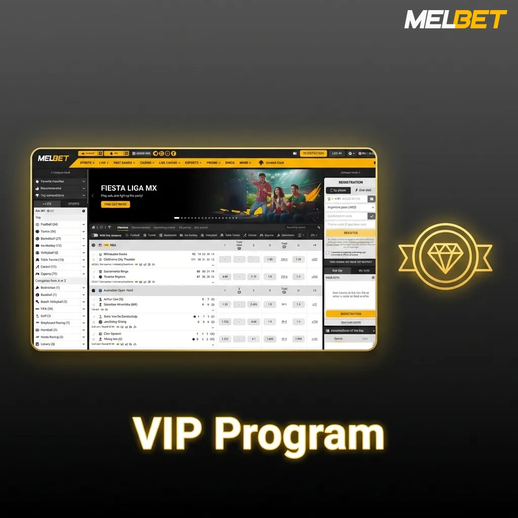 Melbet India VIP program tiers with growing cashback, exclusive bonuses, and priority support for frequent players
